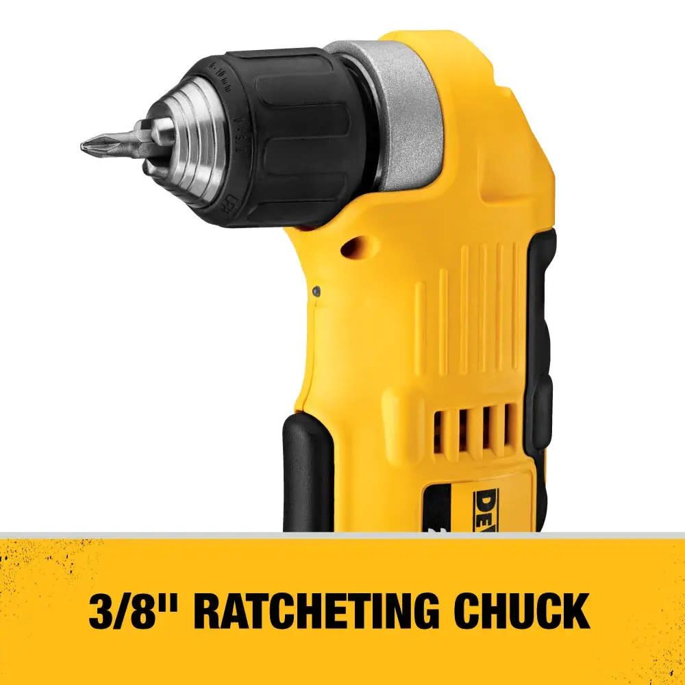 DEWALT 20V Max Right Angle Drill and Bit Set Bundle, large image number 4