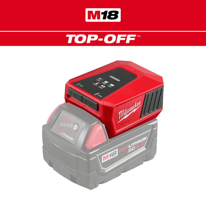 Milwaukee M18 TOP-OFF Charger and Power Supply Bare Tool, large image number 13