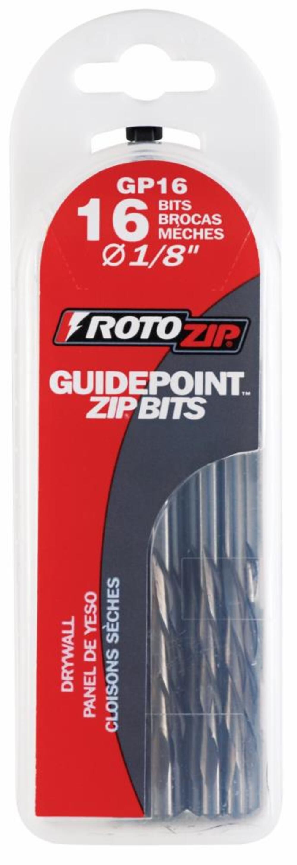 Rotozip 1/8in Guidepoint Bit 16 Pack GP16 Acme Tools