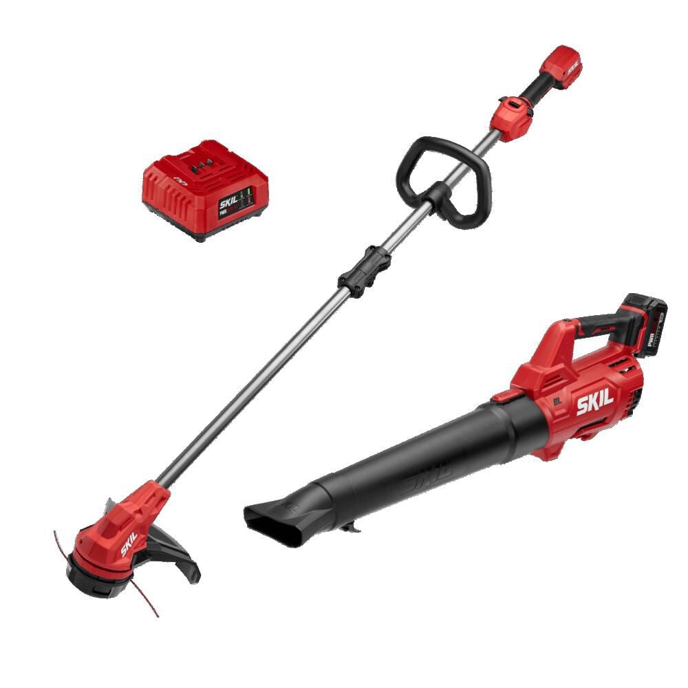 SKIL PWRCORE 20V String Trimmer 13in and Leaf Blower Kit, large image number 1