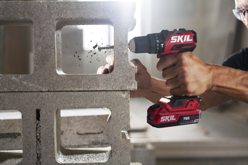 SKIL 20V 1/2 Inch Brushless Compact Hammer Drill Kit, large image number 7
