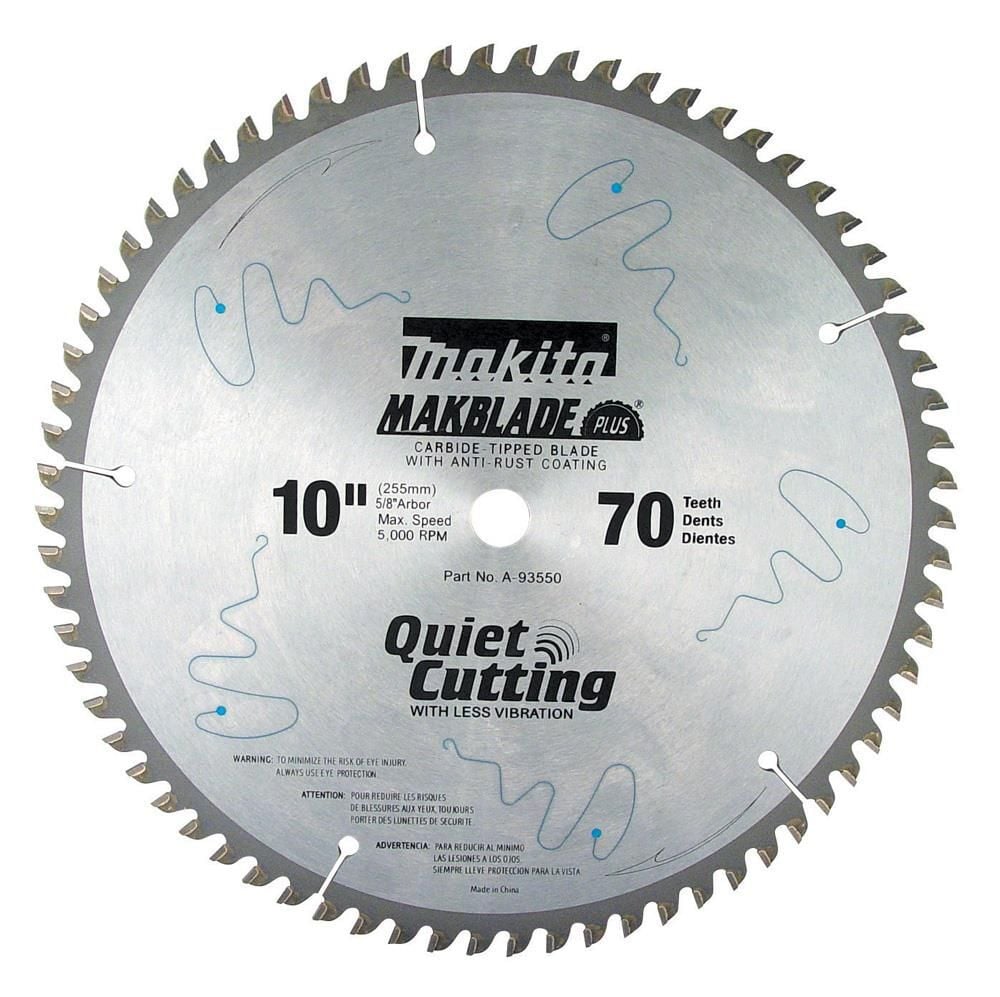 Makita 10 In. CT Saw Blade70T, large image number 1