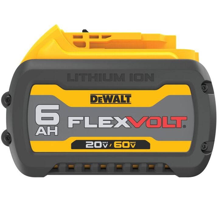 DEWALT FLEXVOLT 20V/60V 6Ah Lithium Ion Power Tool Battery Pack with Fuel Indicator, large image number 1