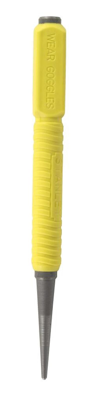Stanley 1/32 In Tip Yellow Cushion Grip Nail Set, large image number 0