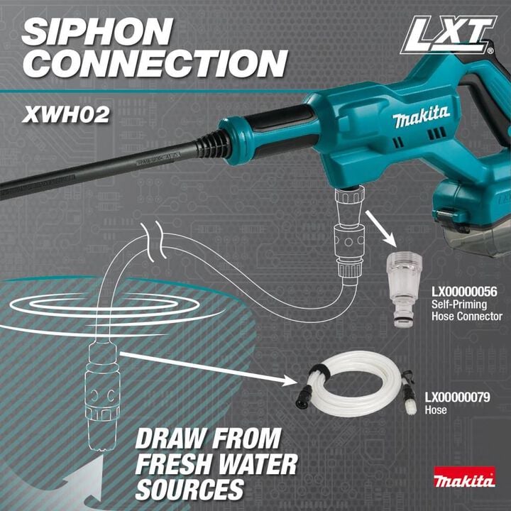 Makita 18V LXT 320 PSI 0.7 GPM Battery Powered Cold Water Power Cleaner (Bare Tool), large image number 6