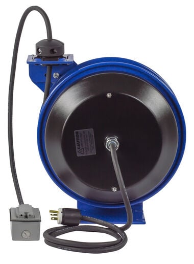 Coxreels Spring Driven Cord Reel Duplex Industrial Rec 16GA x 50', large image number 6