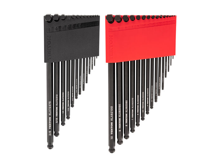 Tekton Ball End Hex L-Key Set, 28 Piece (0.050-3/8 Inch, 1.3-10 mm)