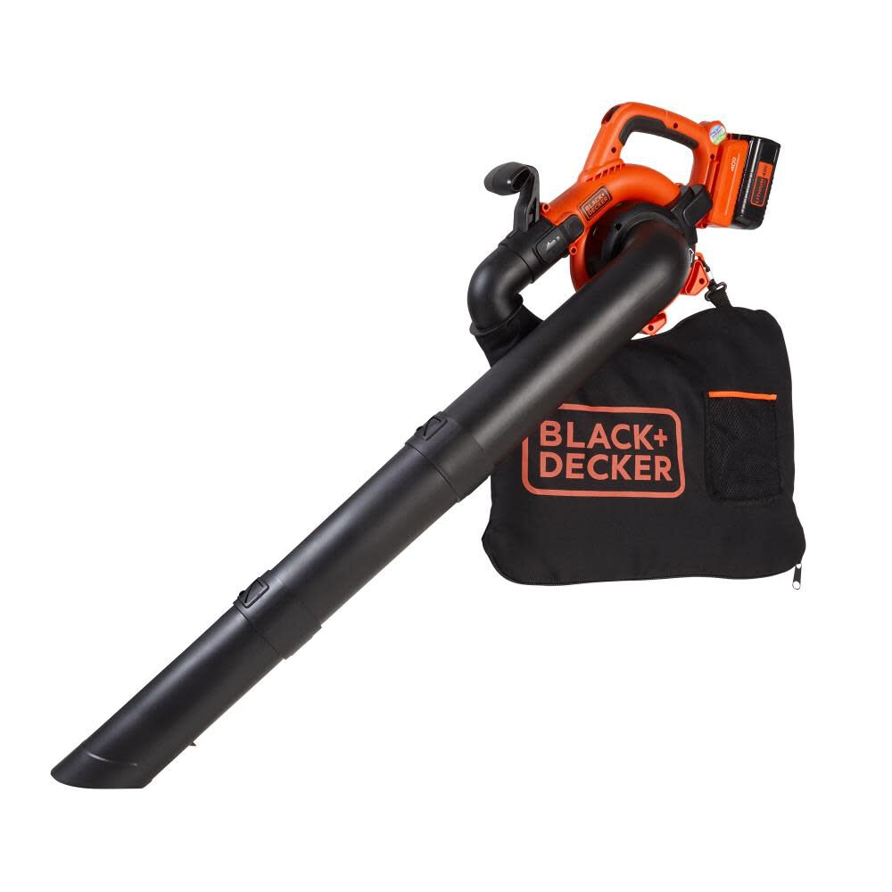 Black & Decker LSWV36B 40V Single-Speed Handheld Mulcher Blower