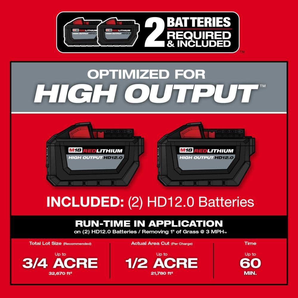 Milwaukee M18 FUEL 21inch Self-Propelled Dual Battery Mower Kit, large image number 10