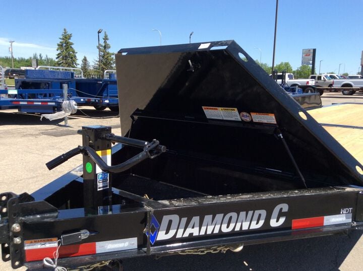 Diamond C 24 Ft. x 82 In. Low Profile Hydraulically Dampened Tilt Trailer, large image number 8