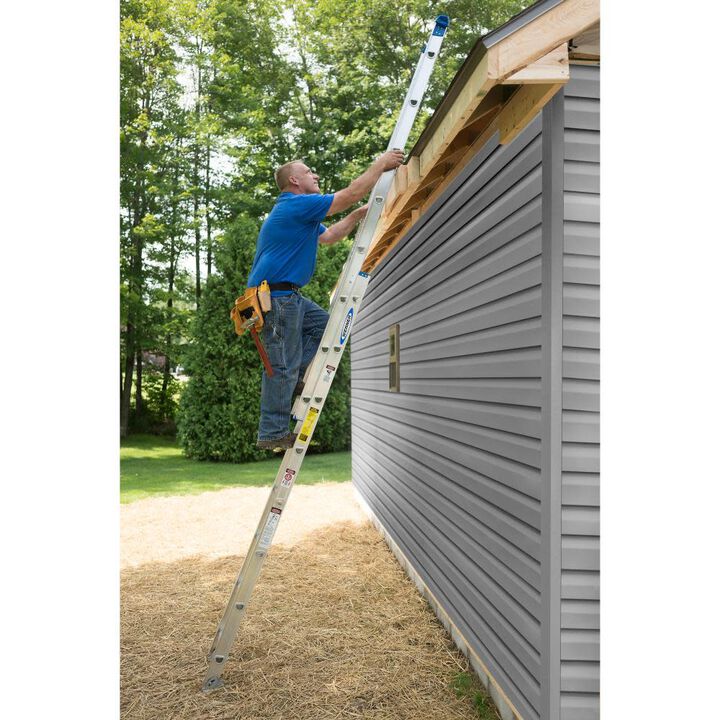 Werner Type I Aluminum Extension Ladder, large image number 13