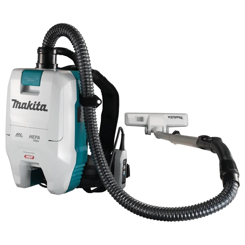 Makita 40V max XGT 2 Quart HEPA Backpack Dry Vacuum Kit, large image number 2