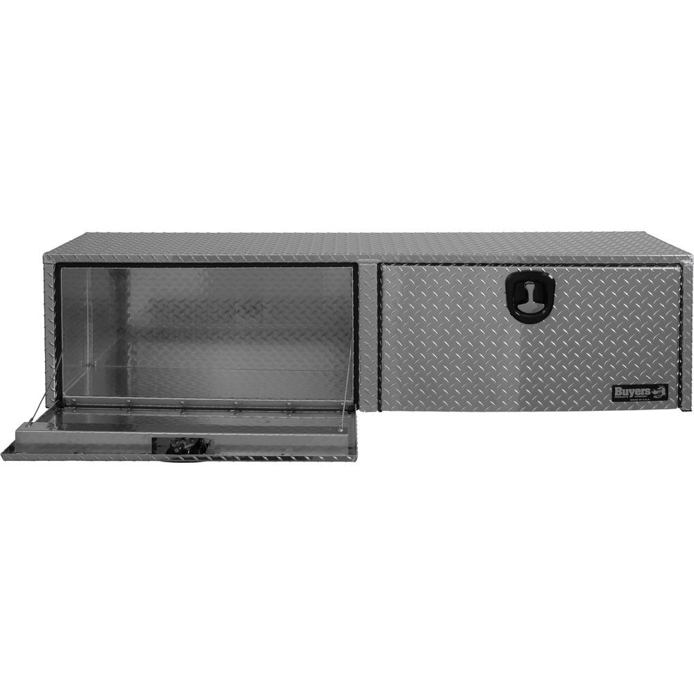 Buyers Products Company 16x13x72 Inch Diamond Tread Aluminum Topsider Truck Box, large image number 11