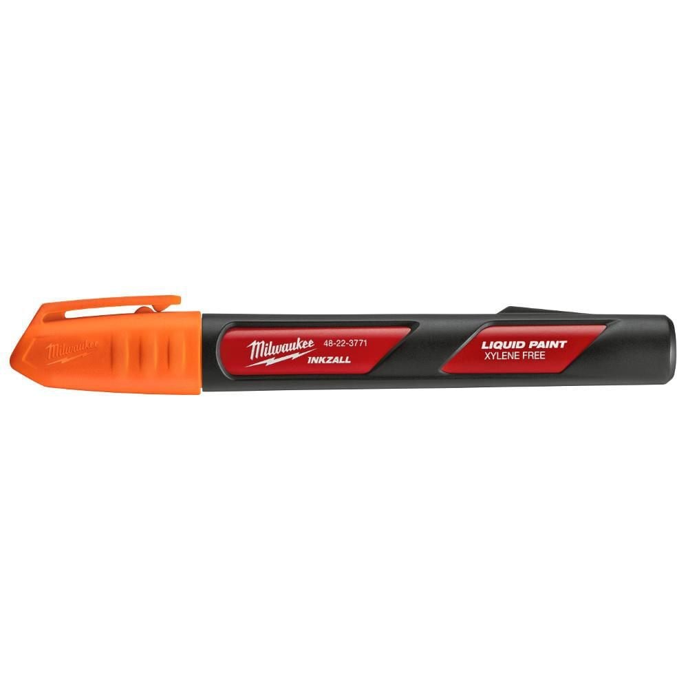Milwaukee INKZALL Orange Paint Marker, large image number 1