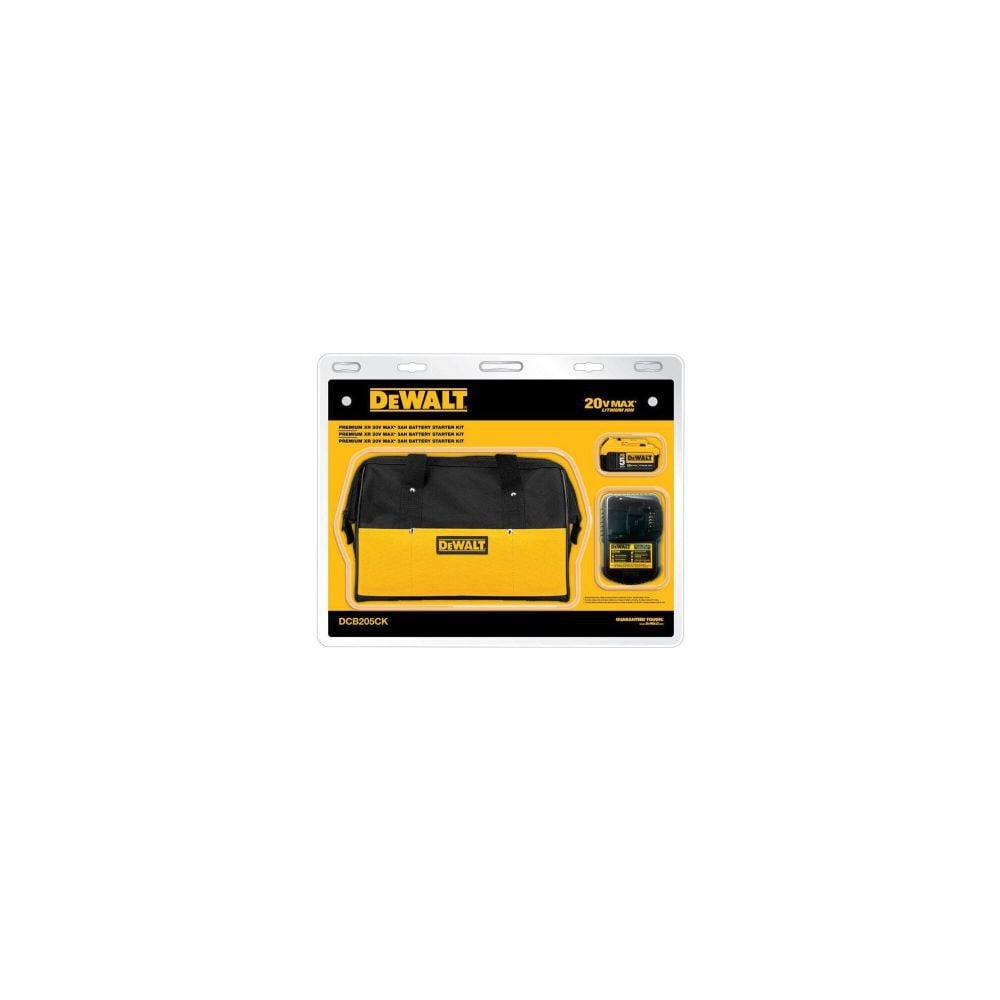 DEWALT 20V MAX 5.0 Ah Battery Charger Kit with Bag, large image number 6
