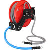 Milton 3/8 Inch x 50 Ft All-In-One Pressure Washer Hose Reel with Kevlar Braided Hose, small image number 1