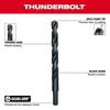 Milwaukee 21-Piece Thunderbolt Black Oxide Drill Bit Set, small image number 5
