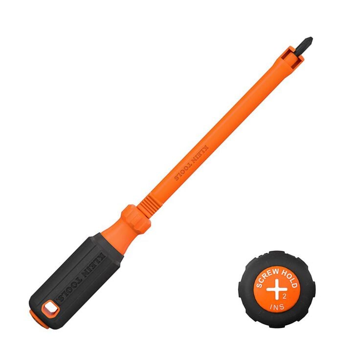 Klein Tools #2 Phillips Insulated Hooded Screw Holding Screwdriver