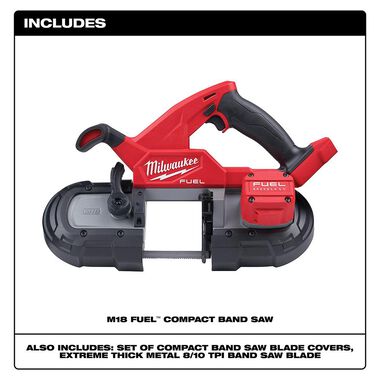 Milwaukee M18 FUEL Compact Band Saw (Bare Tool), large image number 1