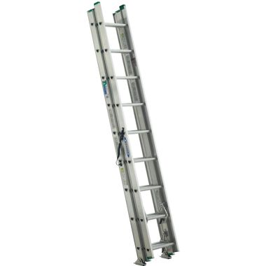 Werner 24' Aluminum Extension Ladder Type II Compact