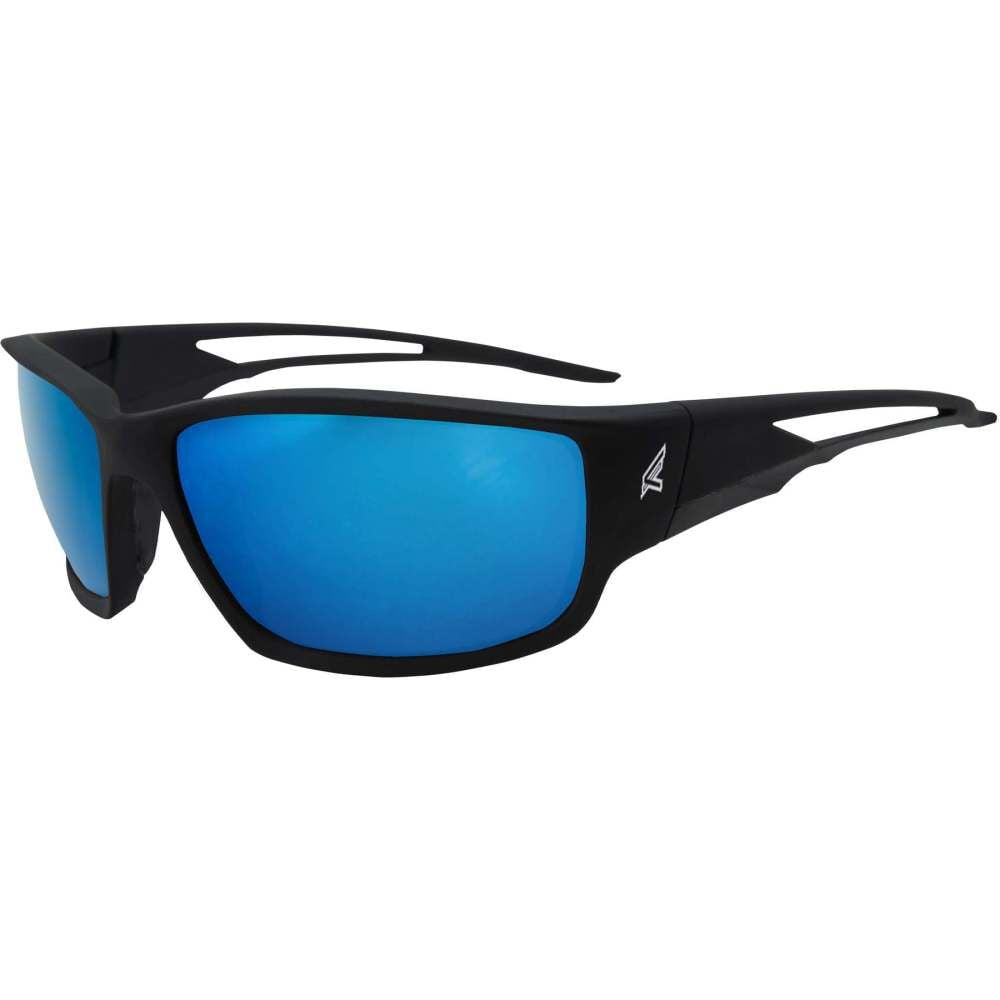 Edge Kazbek Silver & Black Frame Blue Mirror Lens – SK118