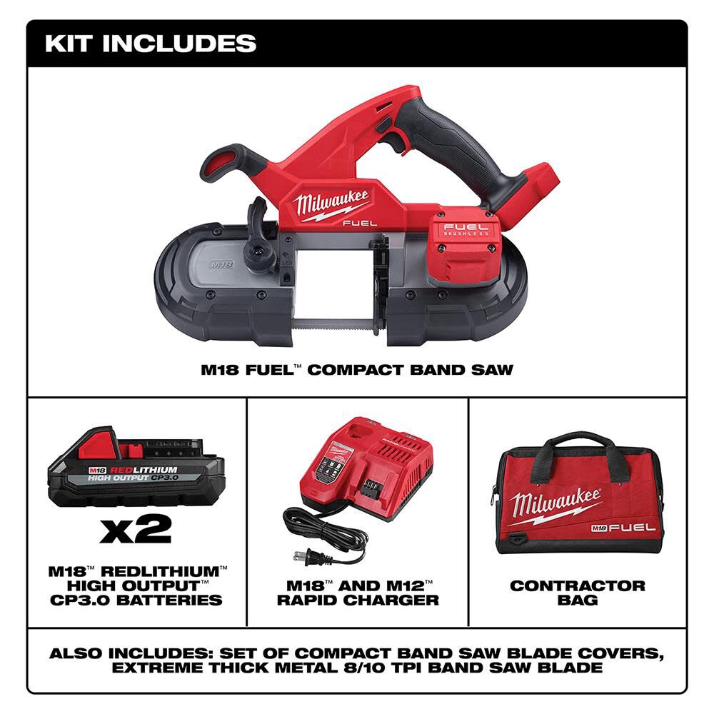 Milwaukee Promotional M18 FUEL Compact Band Saw Kit, large image number 2