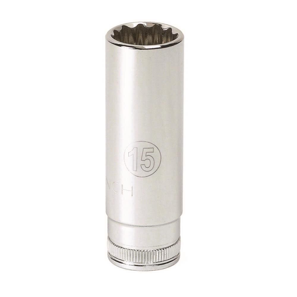 GEARWRENCH Socket 1/4 In. Drive 6 Point Deep 7mm, large image number 1