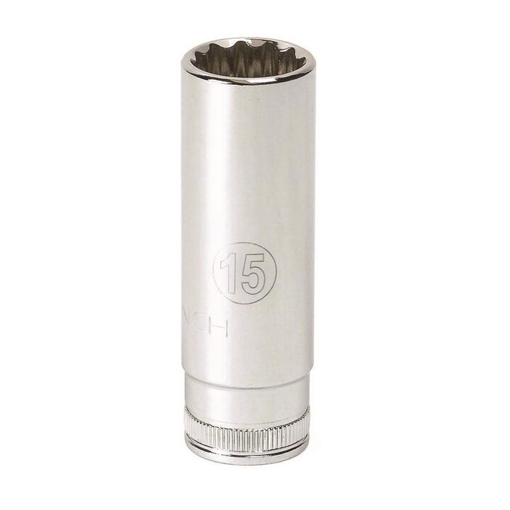 GEARWRENCH Socket 1/4 In. Drive 6 Point Deep 7mm, large image number 0
