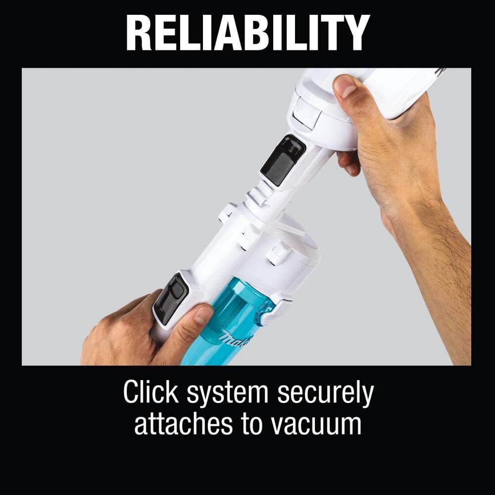 Makita White Cyclonic Vacuum Attachment with Lock, large image number 4