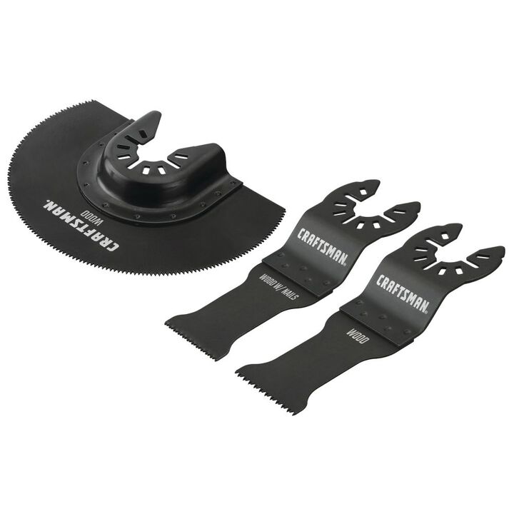 CRAFTSMAN Oscillating Bi-Metal Wood And Metal Cut Set, 3 Pack, large image number 1
