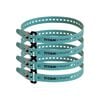 Titan Straps 15 Inch Slate Gray Polyurethane Mini Strap with Nylon Buckle - 4 Pack, small image number 2