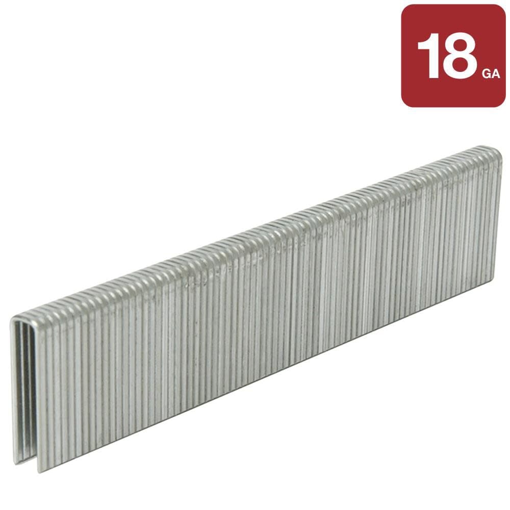 Metabo HPT Crown Staples 1/4in x 5/8in 18 Gauge Electro Galvanize 5000qty, large image number 1
