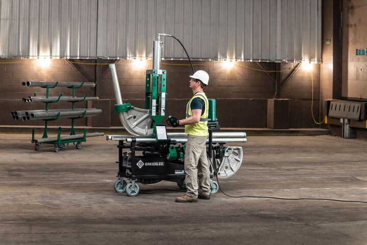 Greenlee 881 Cam-Track Bender for 2-1/2 Inch, 3 Inch, and 4 Inch with Hydraulic Pump, large image number 6