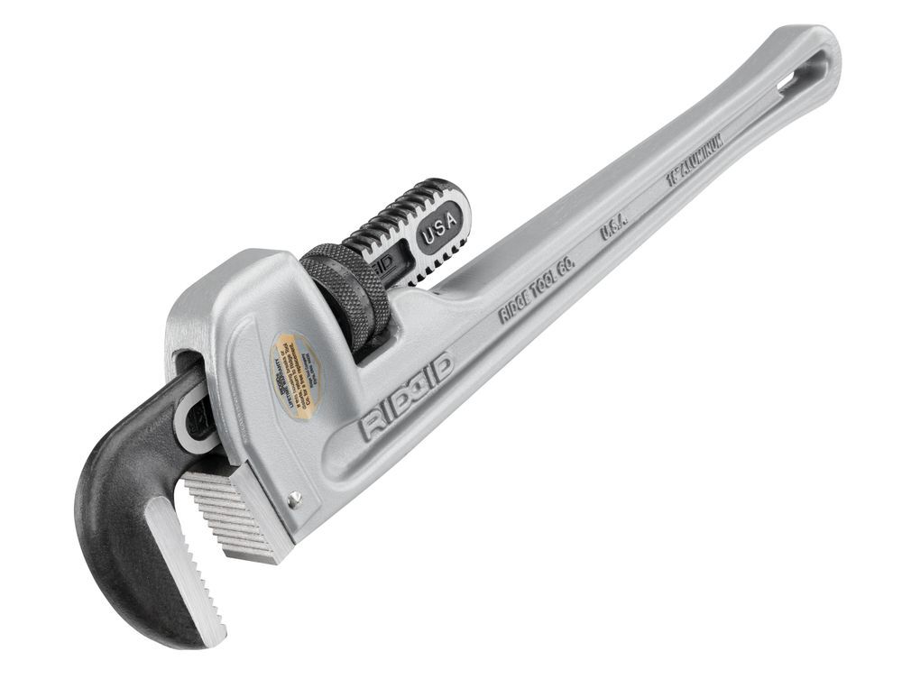 Ridgid 18 Inch Aluminum Straight Pipe Wrench, large image number 3