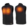 DEWALT Mens Heated Puffer Vest, Black, Small, small image number 2