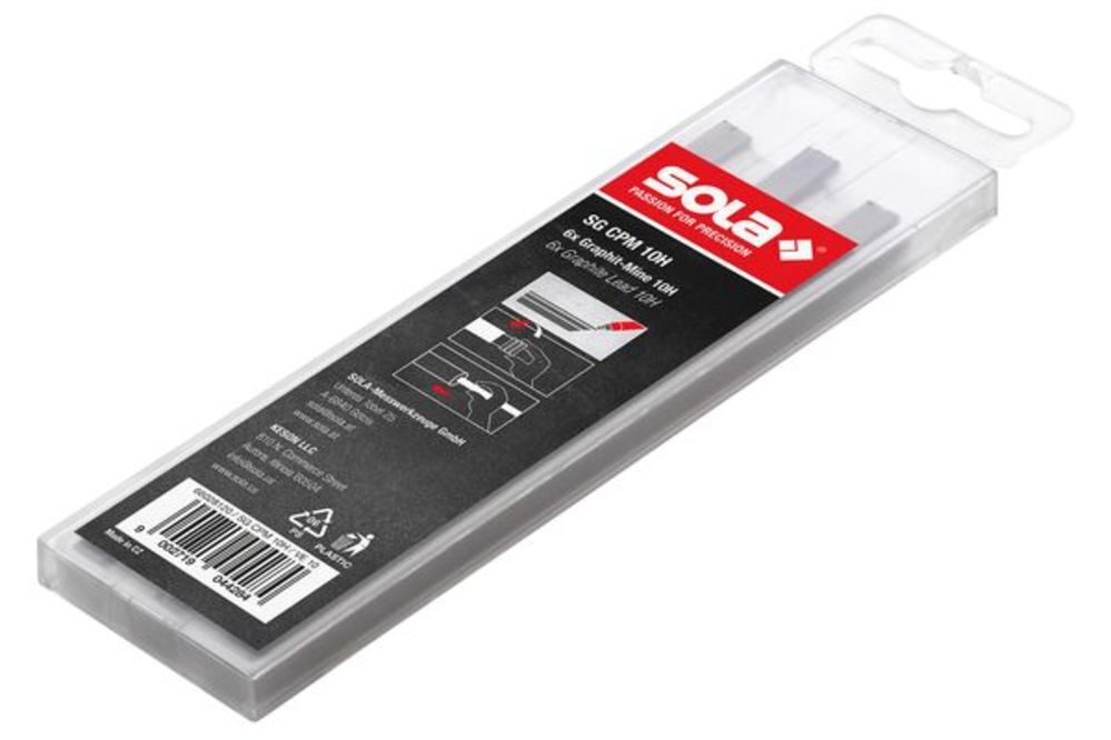 SOLA Lead Refill for SOLA CPM Mechanical Construction Pencil for Masonry, 6 Pieces, large image number 1