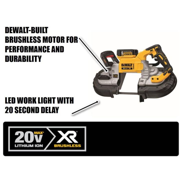 DEWALT 20V MAX 5in Dual Switch Band Saw Kit, large image number 10