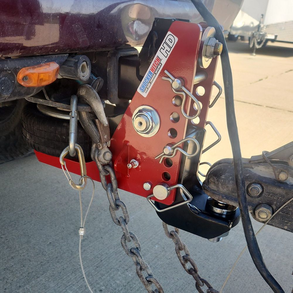 Shocker Hitch HD 20K 2 Inch Air Receiver Hitch & Drop Ball Mount 2-5/16 Inch Hitch Ball, large image number 11