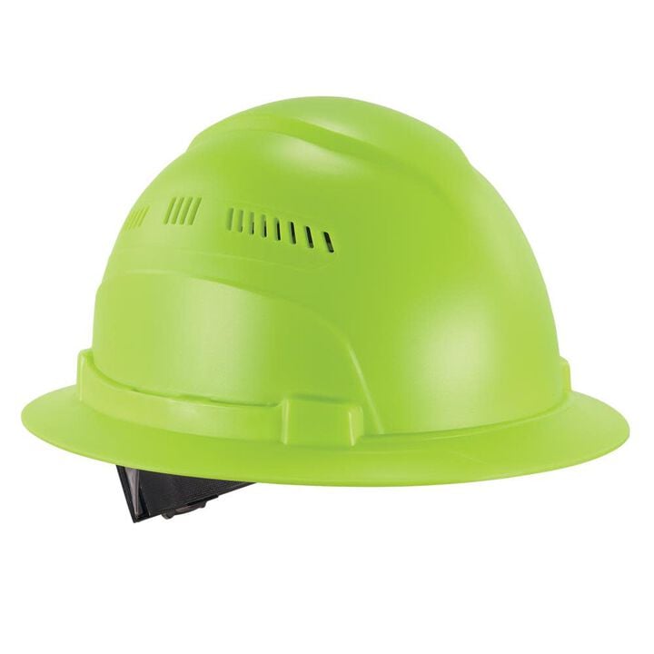 Ergodyne Skullerz 8968 Lightweight Full Brim Hard Hat Vented Class C Lime
