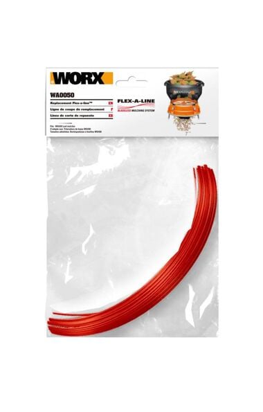 Worx Flex-A-Line Trimmer Line for WG430 24pc