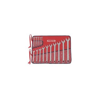 Proto 15 Piece Full Polish Combination Spline Wrench Set-12 Point