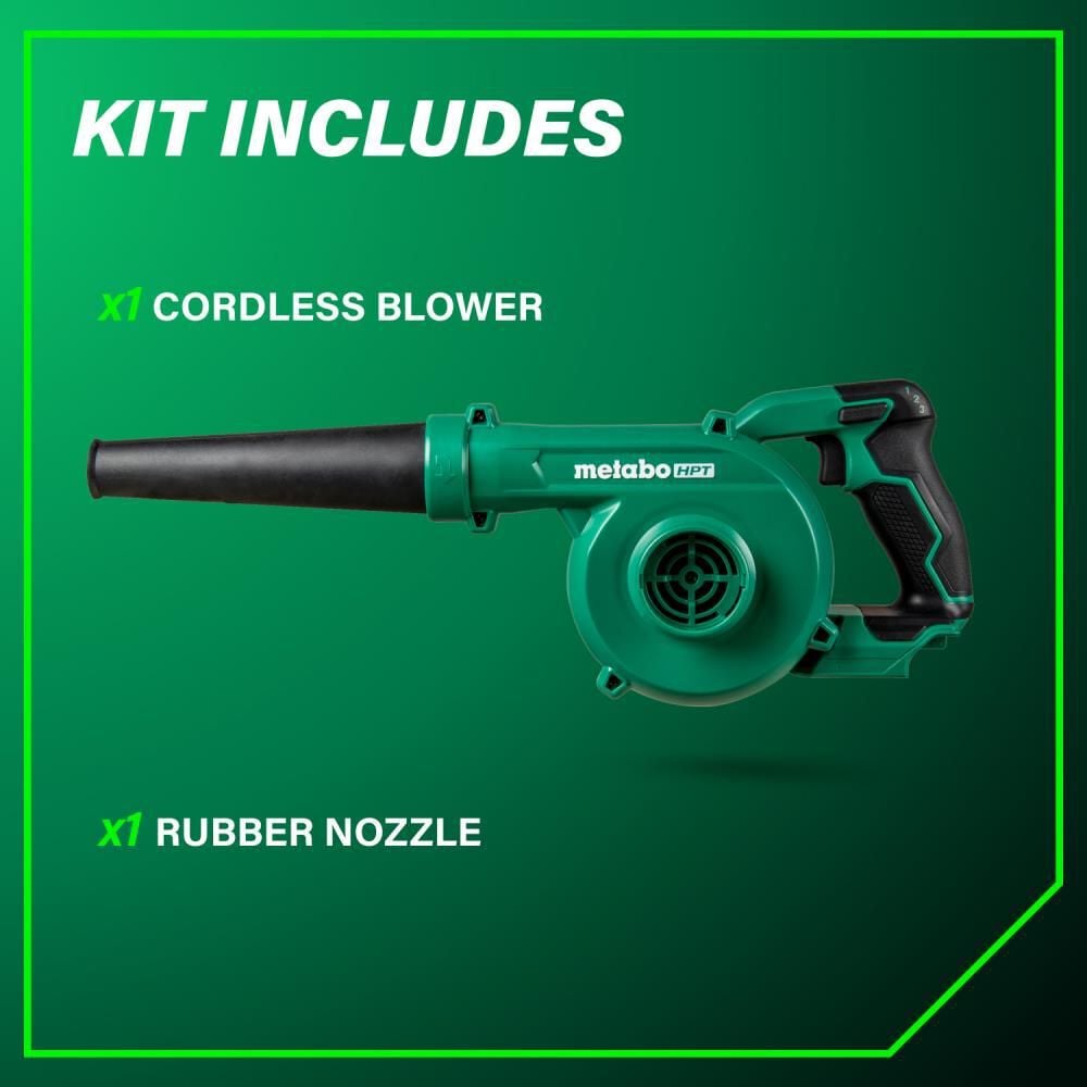 Metabo HPT 18V MultiVolt Compact Blower Cordless (Bare Tool), large image number 5