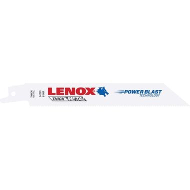 Lenox Reciprocating Saw Blade B614R 6in X 3/4in X .035in X 14 TPI 25pk