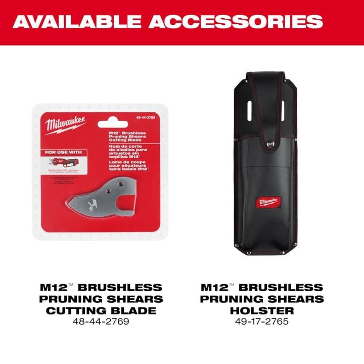 Milwaukee M12 Pruning Shears Brushless (Bare Tool), large image number 11