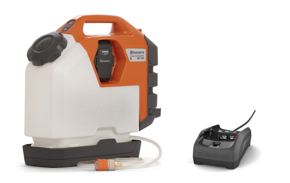 Husqvarna Construction WT 15i 15 Liter Battery Powered Water Tank Kit, large image number 1