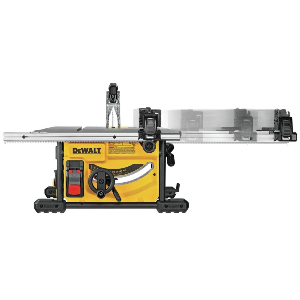 DEWALT Compact Jobsite Table Saw 8 1/4in with Stand, large image number 4