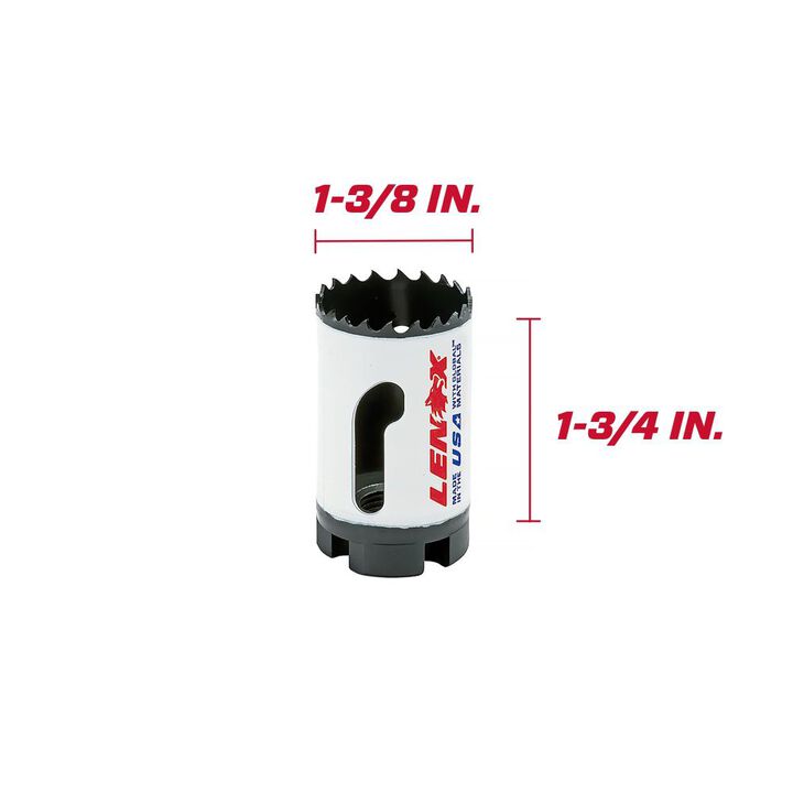 Lenox 1-3/8 Inch Speed Slot Bi-Metal Hole Saw, large image number 2