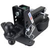 Shocker Hitch 14K 2 Inch Max Black Air Receiver Hitch & Black Combo Sway Bar Tab Ball Mount 2 Inch & 2 5/16 Inch Hitch Balls, small image number 1