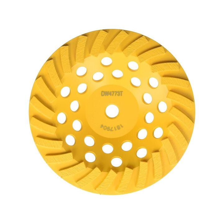 DEWALT 7 Inch Single Row XP Segmented Turbo Rim Diamond Cup Wheel for Masonry Materials, large image number 3