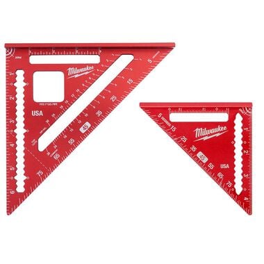 Milwaukee 7inch Rafter Square & 4 1/2inch Trim Square 2pc, large image number 0